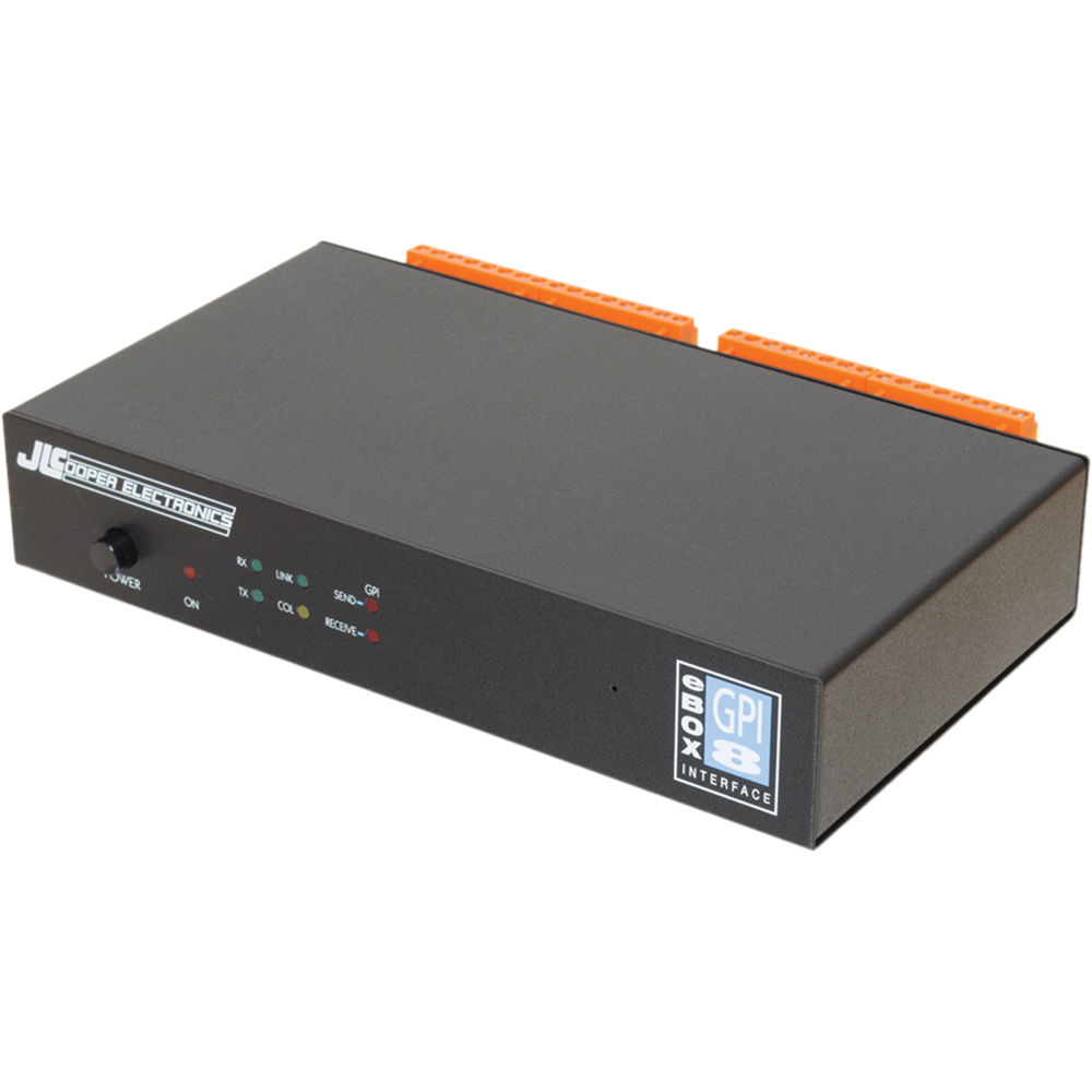 Интерфейс Ethernet-GPI JLCooper eBOX GPI8
Интерфейс Ethernet-GPI JLCooper eBOX GPI8