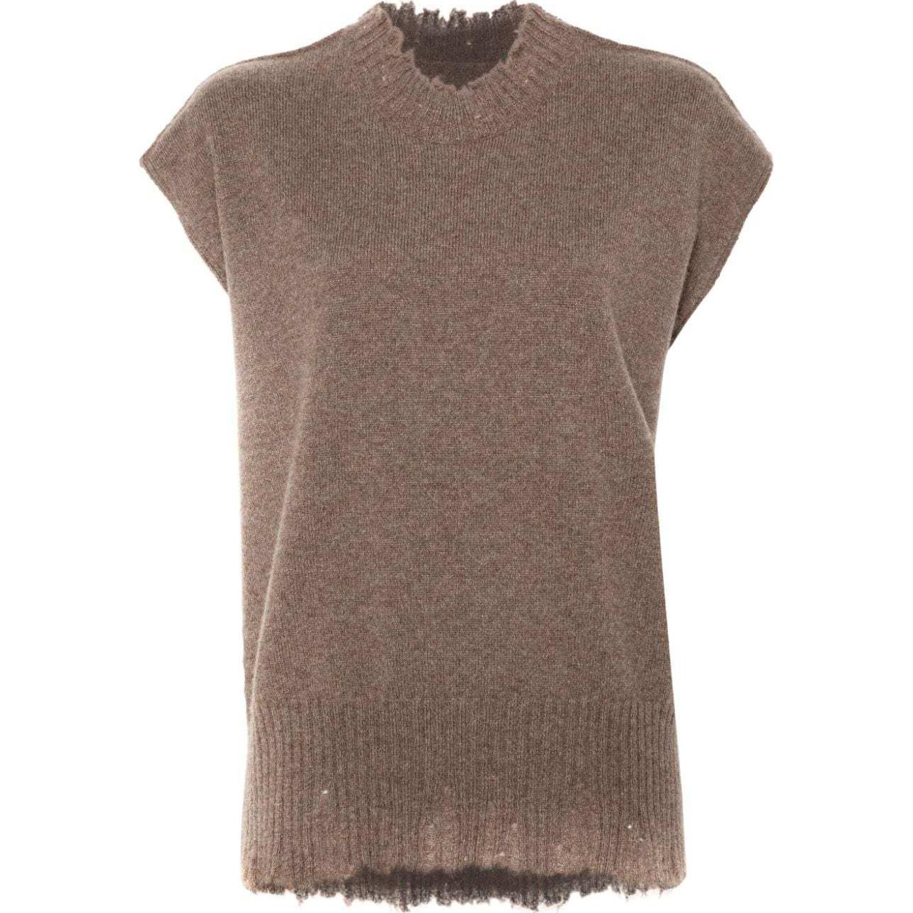 Распущенный вязаный топ без рукавов UMA WANG, Пшенично-коричневый
Распущенный вязаный топ без рукавов UMA WANG, Пшенично-коричневый