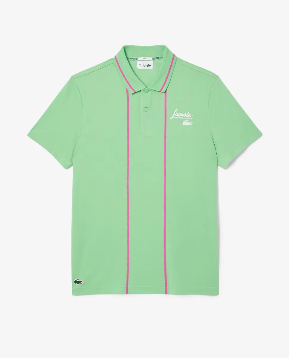 Футболка-поло Mutua Madrid Open Edition унисекс прямого кроя зеленого цвета с короткими рукавами Lacoste, зеленый
Футболка-поло Mutua Madrid Open Edition унисекс прямого кроя зеленого цвета с короткими рукавами Lacoste, зеленый
