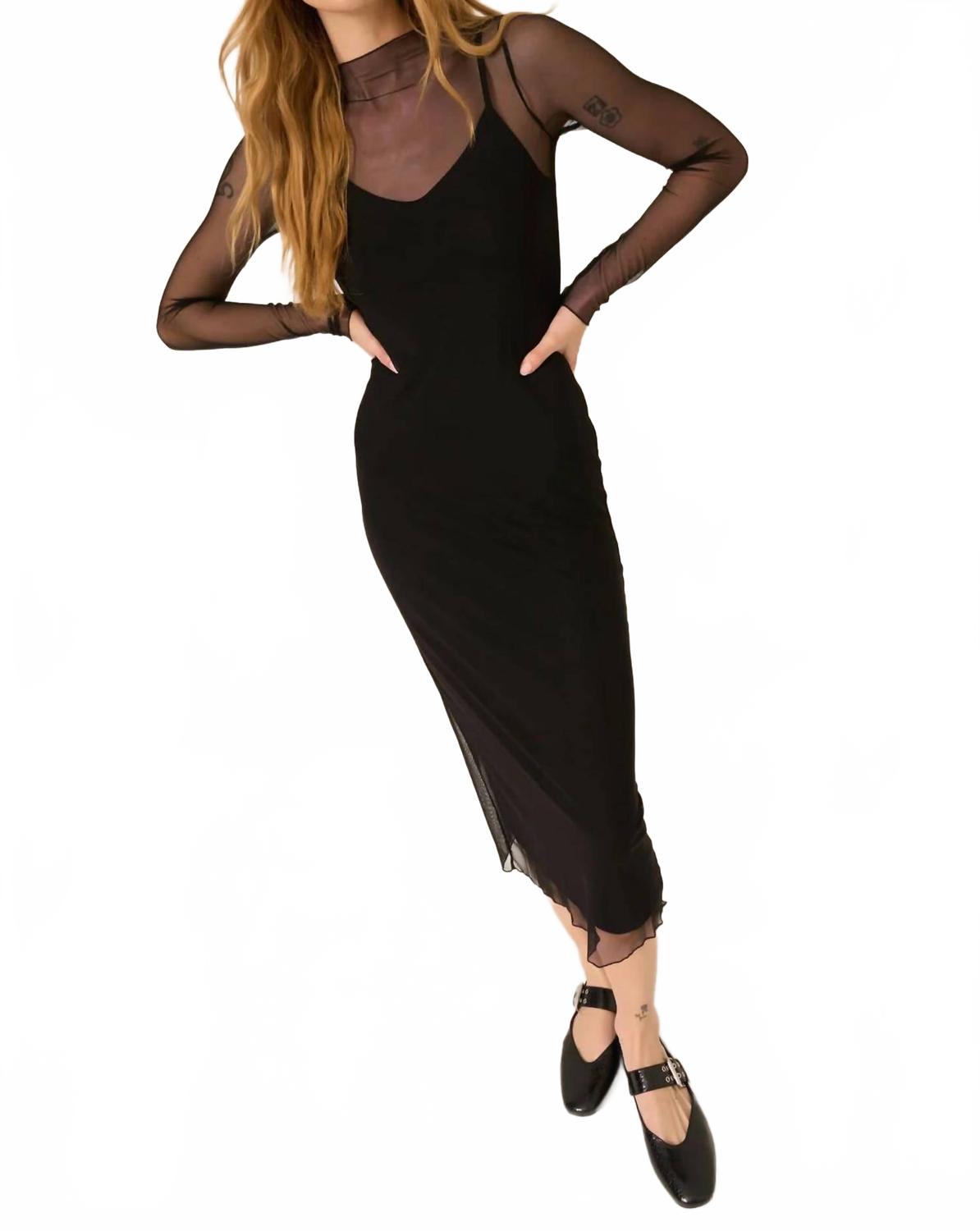 Платье миди Shibon черного цвета Project Social T, черный
Платье миди Shibon черного цвета Project Social T, черный