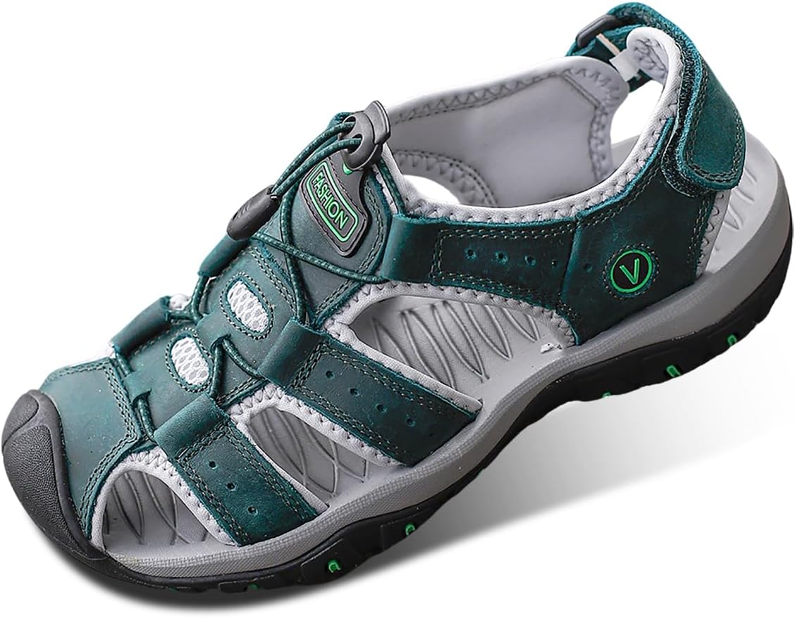 Мужские регулируемые кожаные спортивные сандалии для любых условий, рыбачий стиль с превосходным сцеплением, регулируемый спортивный рыбачий стиль Modme, зеленый
Мужские регулируемые кожаные спортивные сандалии для любых условий, рыбачий стиль с превосходным сцеплением, регулируемый спортивный рыбачий стиль Modme, зеленый