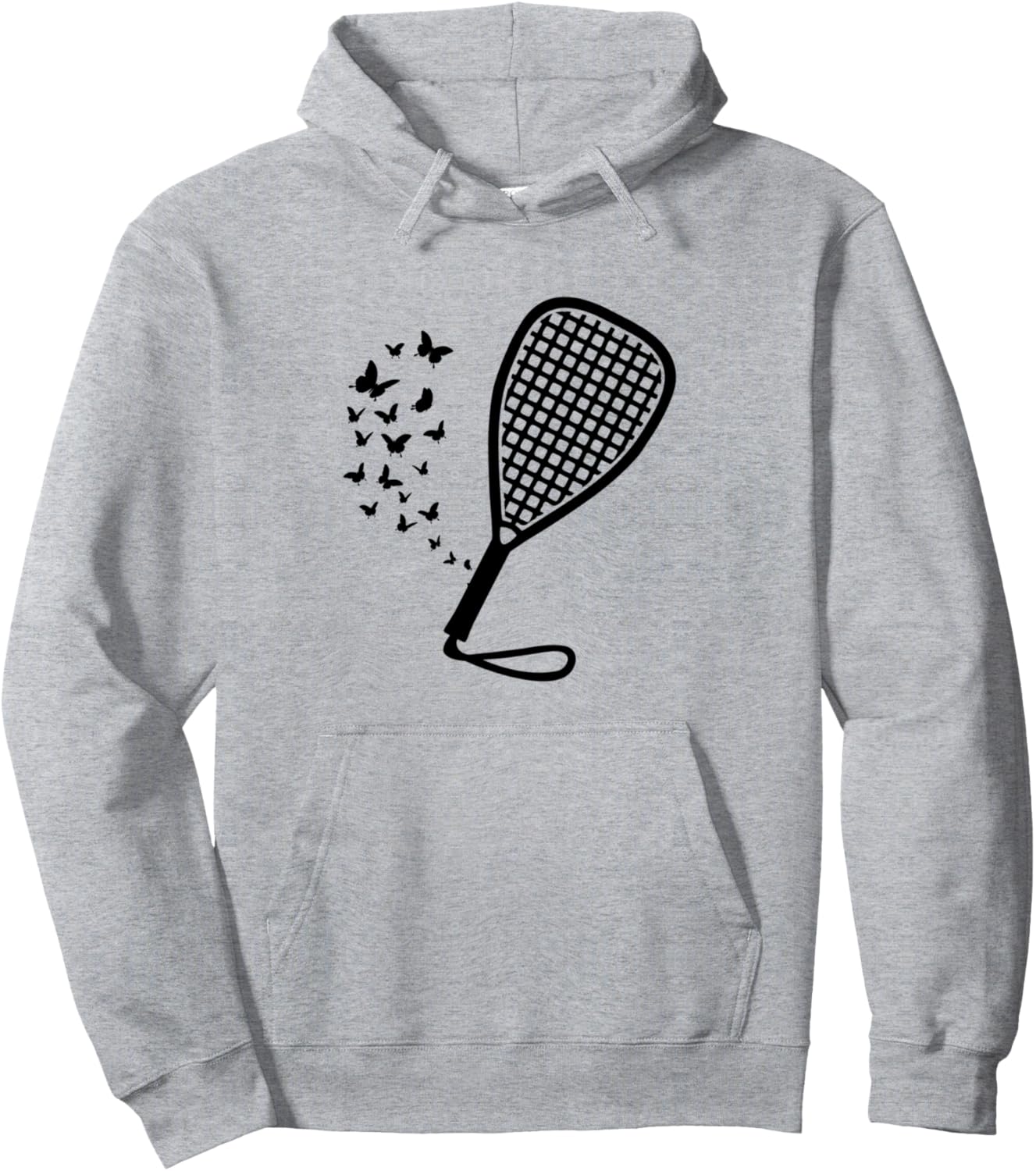 Ракетка для сквоша и толстовка с принтом бабочки Racquetball Designs, серый
Ракетка для сквоша и толстовка с принтом бабочки Racquetball Designs, серый