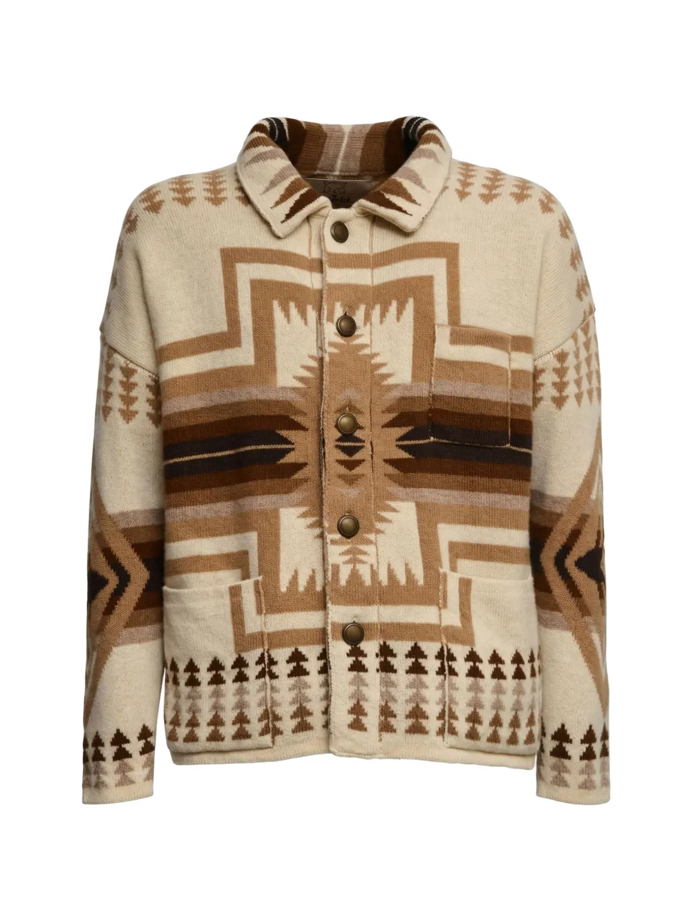 Кардиган с геометрическим принтом на пуговицах RAKKI, нейтральный
Кардиган с геометрическим принтом на пуговицах RAKKI, нейтральный