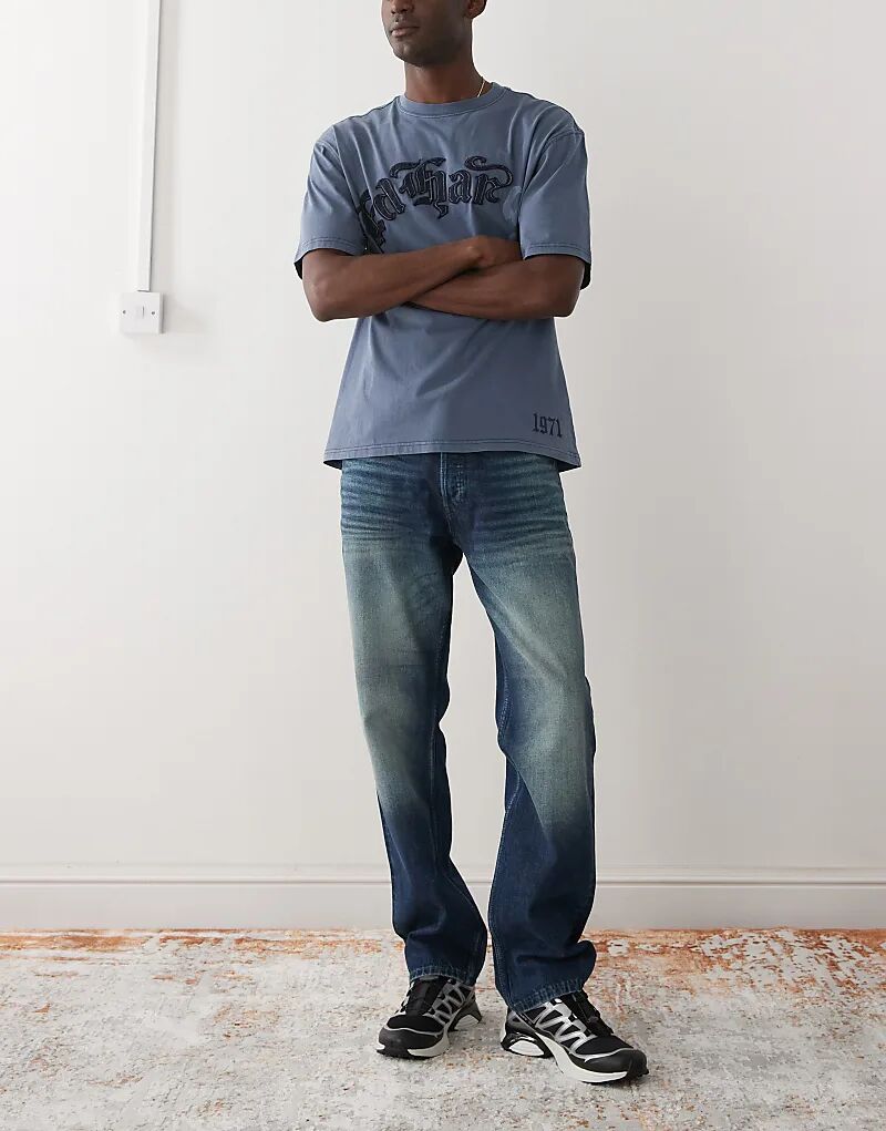 Джинсы Weekday Klean прямого кроя с эффектом потертости синего цвета
Джинсы Weekday Klean прямого кроя с эффектом потертости синего цвета