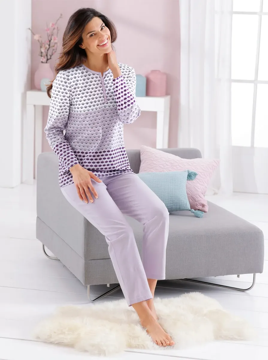 Wäschepur Пижама, цвет Ecru-Flieder
Wäschepur Пижама, цвет Ecru-Flieder