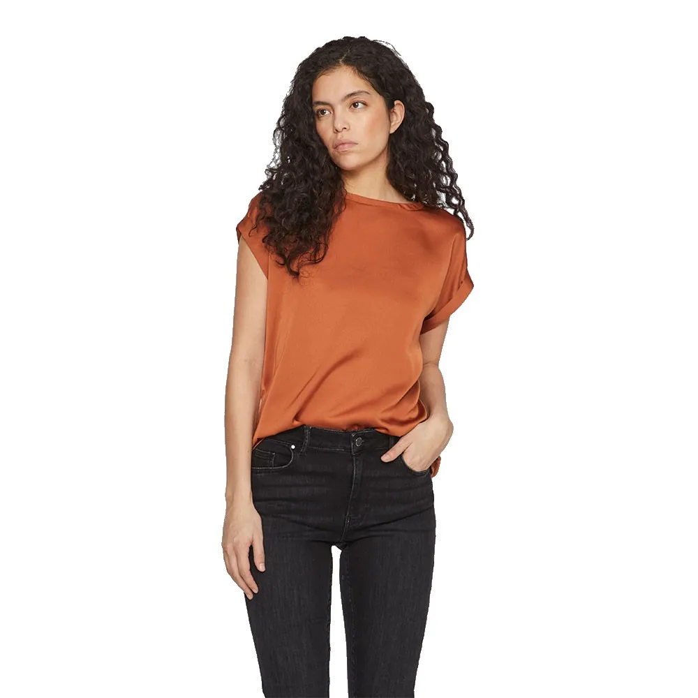 Футболка с коротким рукавом Vila Ellette Satin, оранжевый
Футболка с коротким рукавом Vila Ellette Satin, оранжевый