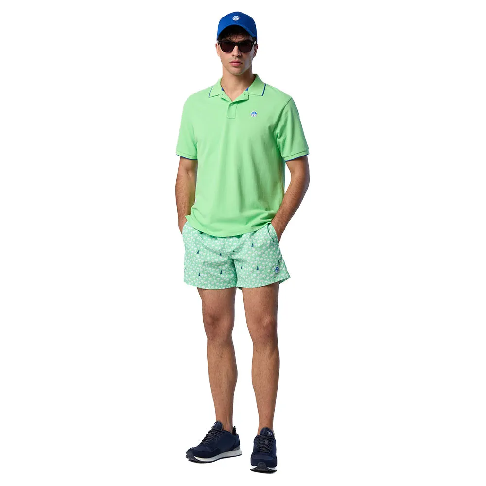 Поло с коротким рукавом North Sails Striped In Contrast, зеленый
Поло с коротким рукавом North Sails Striped In Contrast, зеленый