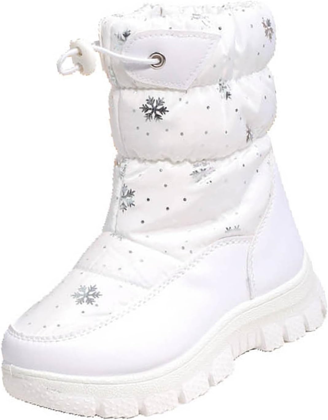 Детские зимние ботинки для мальчиков и девочек 4,5-10,5T, теплые, с нескользящей толстой мягкой подошвой, регулируемые средние ботинки-боец Generic, White
Детские зимние ботинки для мальчиков и девочек 4,5-10,5T, теплые, с нескользящей толстой мягкой подошвой, регулируемые средние ботинки-боец Generic, White