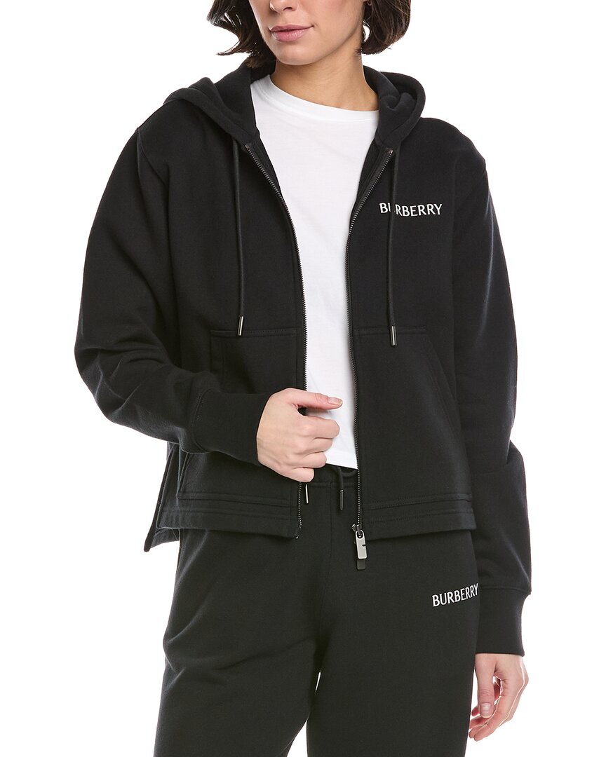 Худи на молнии с логотипом Burberry, черный
Худи на молнии с логотипом Burberry, черный