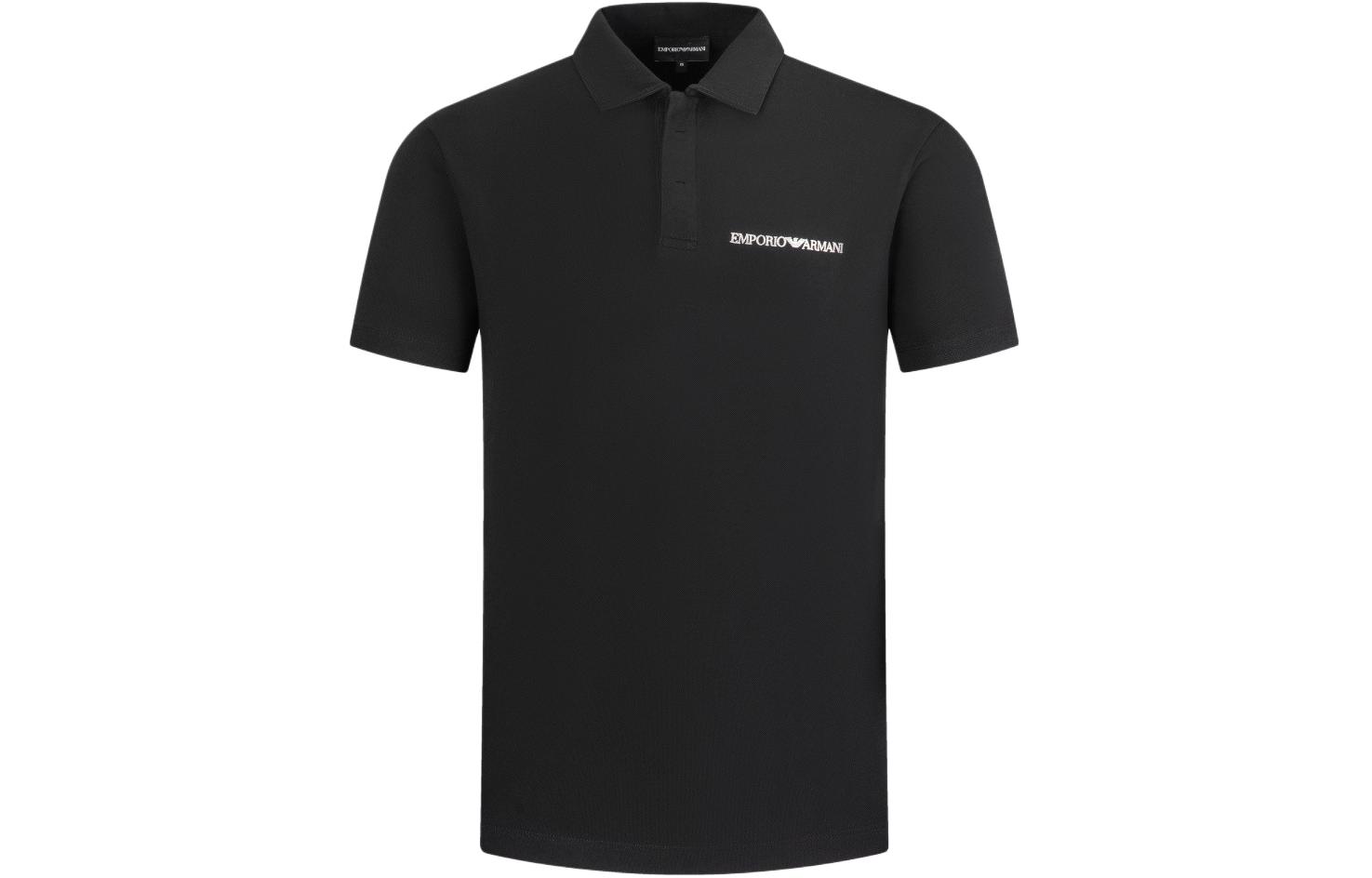 EMPORIO ARMANI Мужская черная поло SS24
EMPORIO ARMANI Мужская черная поло SS24