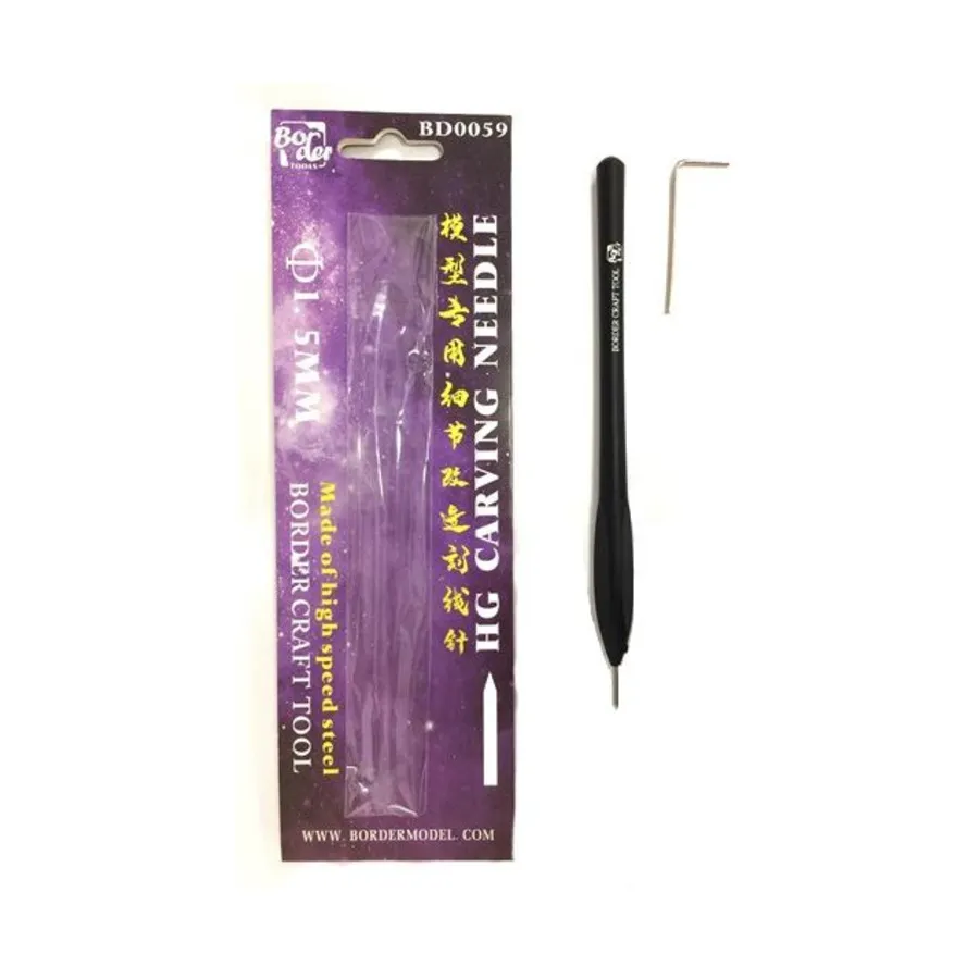 Черная игла для резьбы HG, Border Model Supplies
Черная игла для резьбы HG, Border Model Supplies