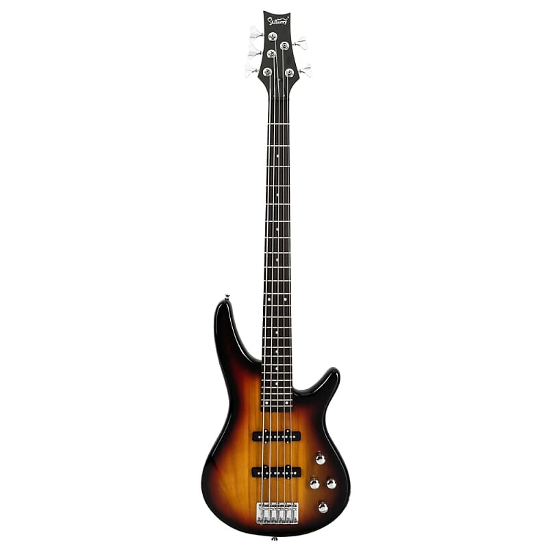 Басс гитара Glarry GIB Electric 5 String Bass Guitar Full Size Bag Strap Pick Connector Wrench Tool Sunset Color
Басс гитара Glarry GIB Electric 5 String Bass Guitar Full Size Bag Strap Pick Connector Wrench Tool Sunset Color