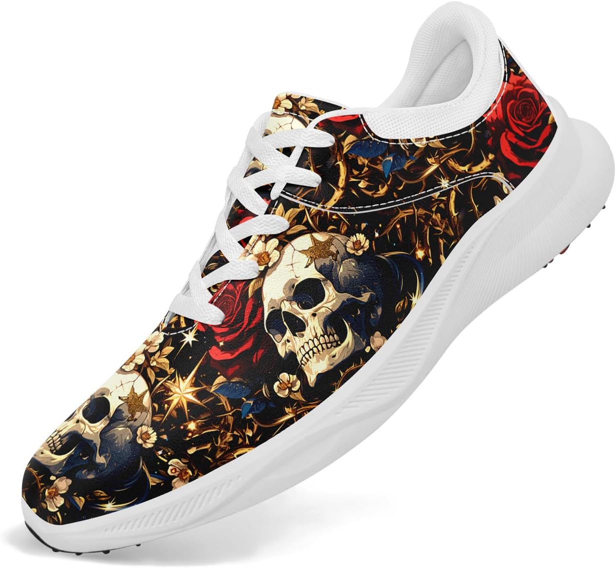 Мужские гольф-кроссовки без шипов с автоматической вентиляцией подошвы, водонепроницаемые, стойкие к скольжению готико-панк рок стиль модные гольф-кроссовки для женщин Coolcustomize, золотой
Мужские гольф-кроссовки без шипов с автоматической вентиляцией подошвы, водонепроницаемые, стойкие к скольжению готико-панк рок стиль модные гольф-кроссовки для женщин Coolcustomize, золотой