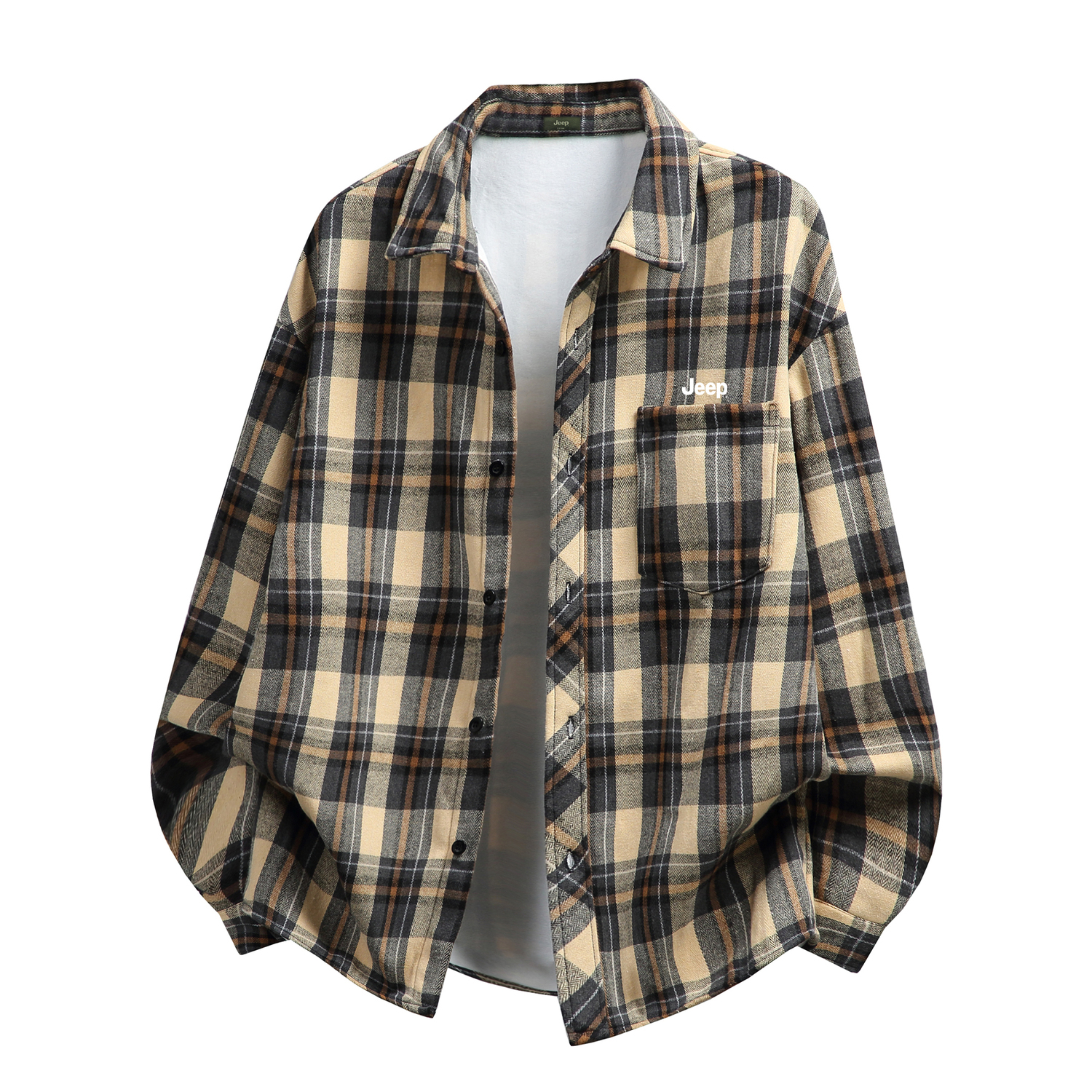 РРРубашка Lifestyle Shirts Unisex с лацканом, утолщенная и с флисовой подкладкой Jeep, 黄格【加绒保暖】
РРРубашка Lifestyle Shirts Unisex с лацканом, утолщенная и с флисовой подкладкой Jeep, 黄格【加绒保暖】