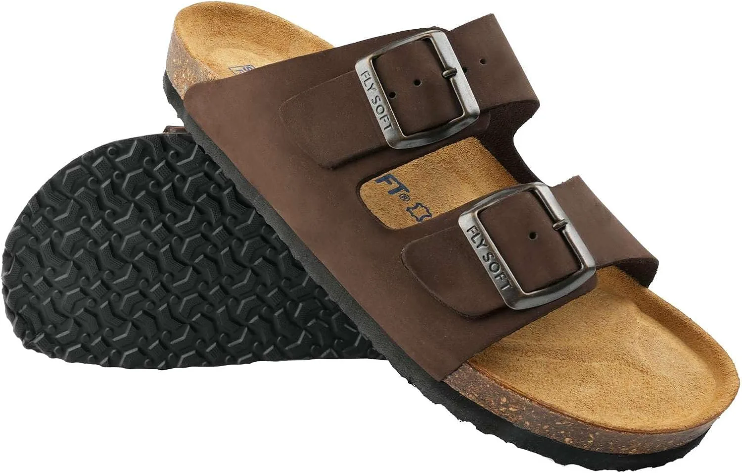 Мужские сандалии из 100% натуральной кожи - удобная амортизированная подошва Smart Foam, слипоны для повседневного летнего ношения, регулируемая посадка, прочная противоскользящая подошва Fly Soft, коричневый
Мужские сандалии из 100% натуральной кожи - удобная амортизированная подошва Smart Foam, слипоны для повседневного летнего ношения, регулируемая посадка, прочная противоскользящая подошва Fly Soft, коричневый