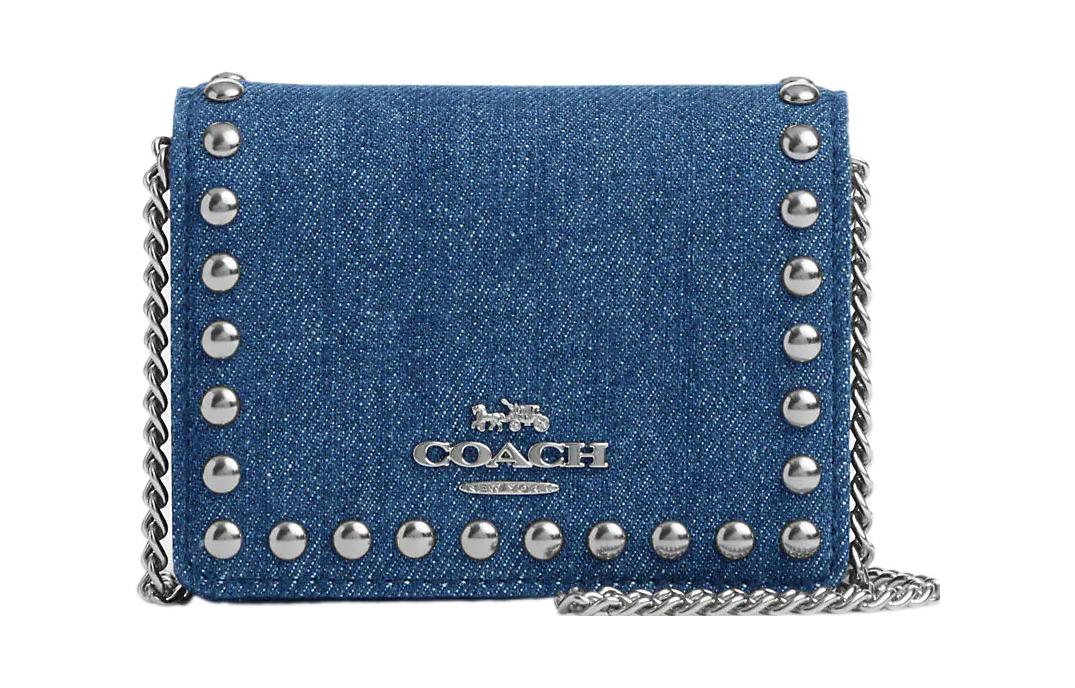 Джинсовая маленькая квадратная сумка, плечевая сумка, кроссбод, мини-кошелек женский джинсовый синий COACH
Джинсовая маленькая квадратная сумка, плечевая сумка, кроссбод, мини-кошелек женский джинсовый синий COACH