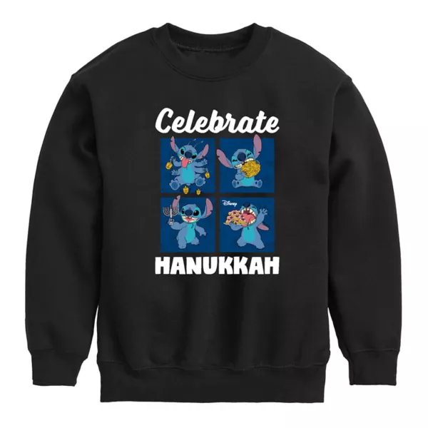 Флисовая толстовка для мальчиков 8-20 лет «Лило и Стич» в честь Хануки Disney, черный
Флисовая толстовка для мальчиков 8-20 лет «Лило и Стич» в честь Хануки Disney, черный