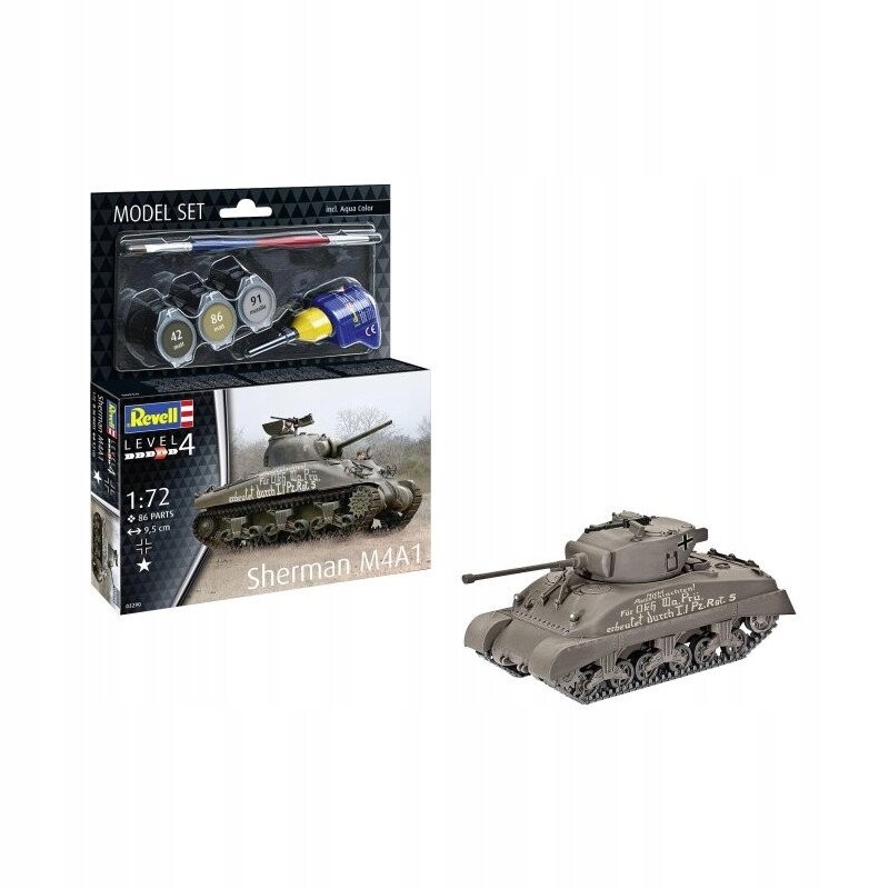 Шерман M4A1 — подарочный набор Revell 63290
Шерман M4A1 — подарочный набор Revell 63290