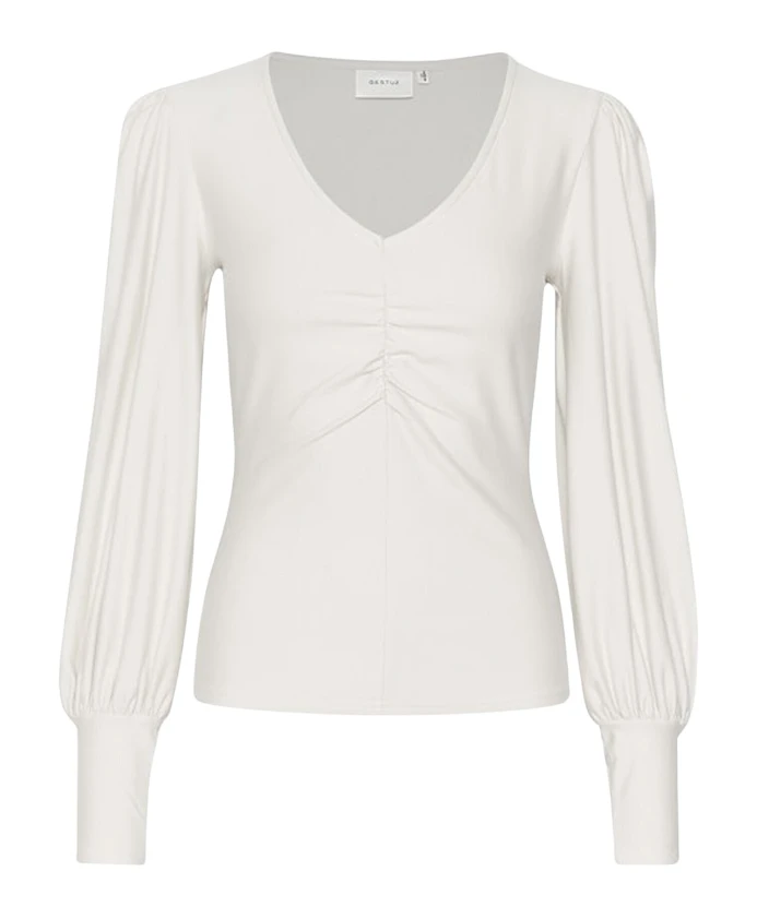 Блузка Rifagz с V-образным вырезом Gestuz, белый
Блузка Rifagz с V-образным вырезом Gestuz, белый