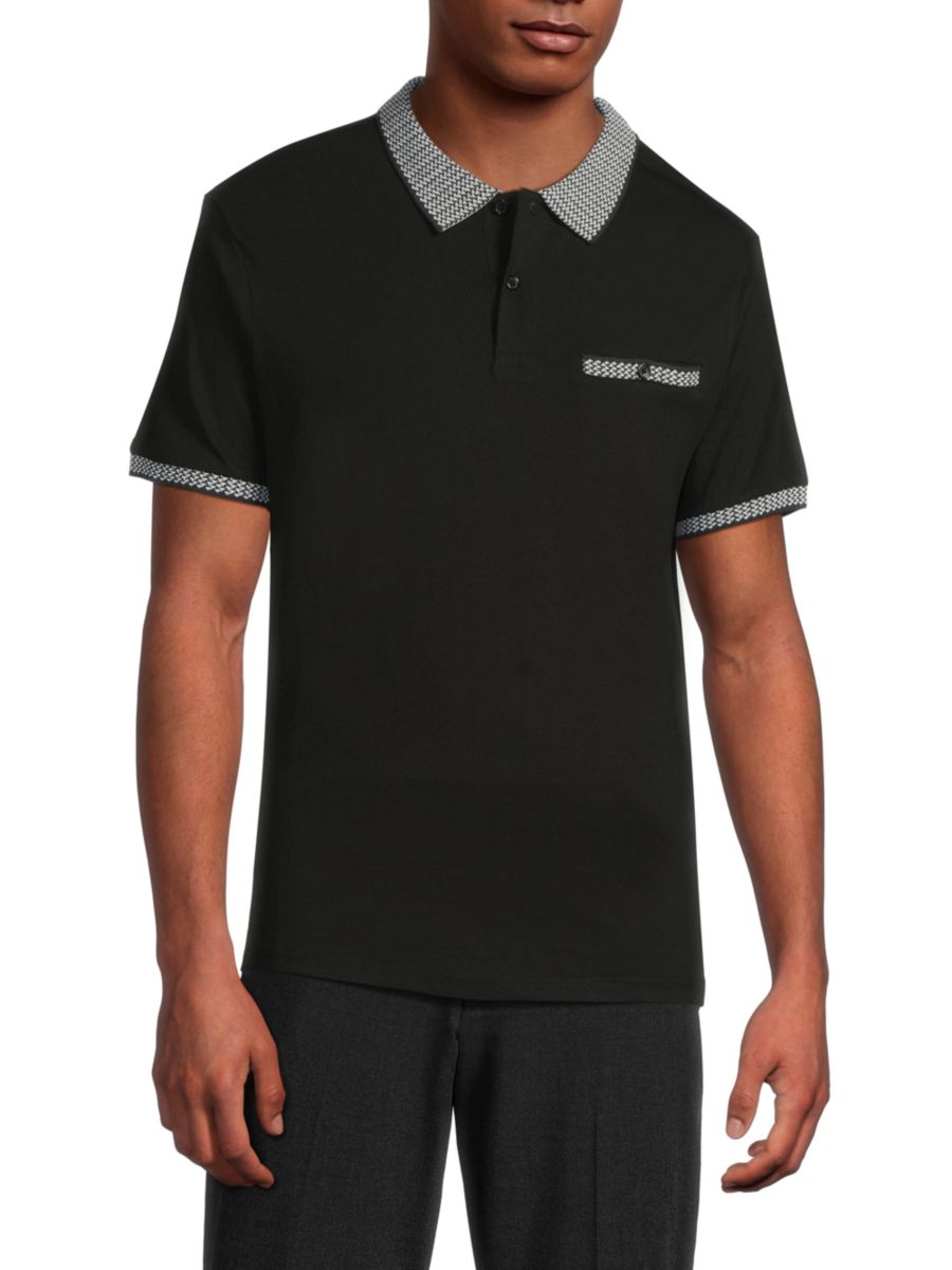 Рубашка-поло с шевронным принтом Soul of London, черный
Рубашка-поло с шевронным принтом Soul of London, черный