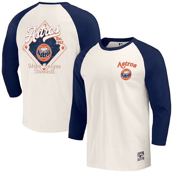 Мужская футболка с регланными рукавами 3/4 Houston Astros Cooperstown Collection в цвете navy/white Darius Rucker Collection By Fanatics
Мужская футболка с регланными рукавами 3/4 Houston Astros Cooperstown Collection в цвете navy/white Darius Rucker Collection By Fanatics