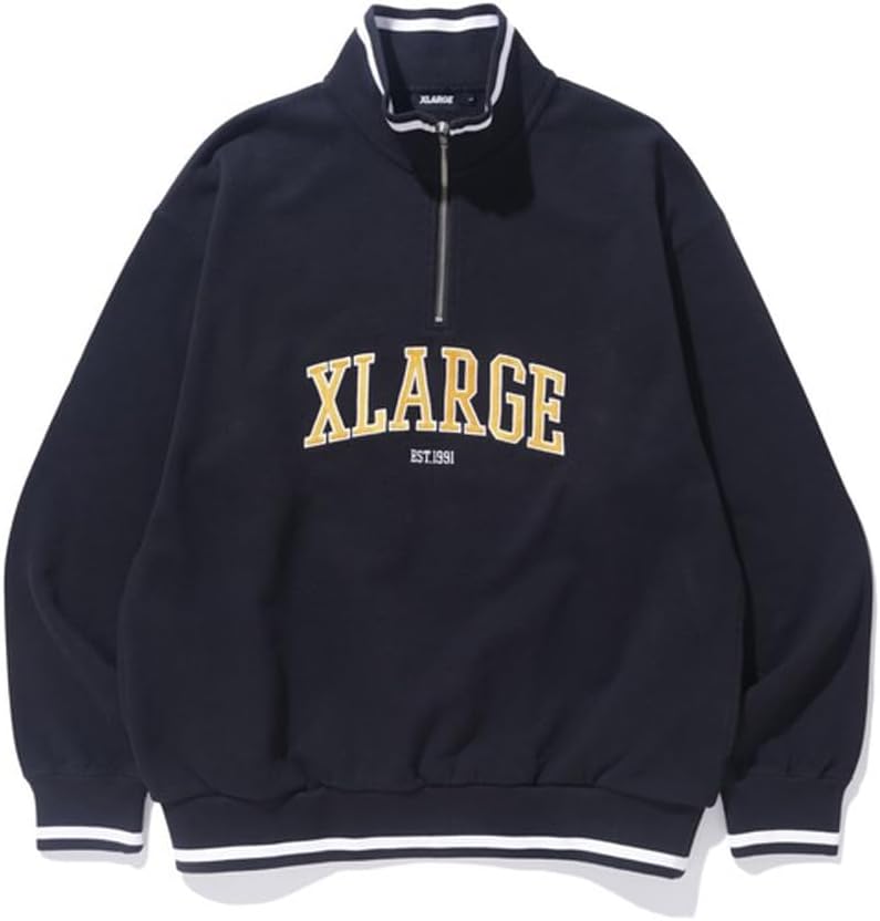 Мужская толстовка в полоску с ребристой отделкой и половинной молнией, размер XL Xlarge, черный
Мужская толстовка в полоску с ребристой отделкой и половинной молнией, размер XL Xlarge, черный