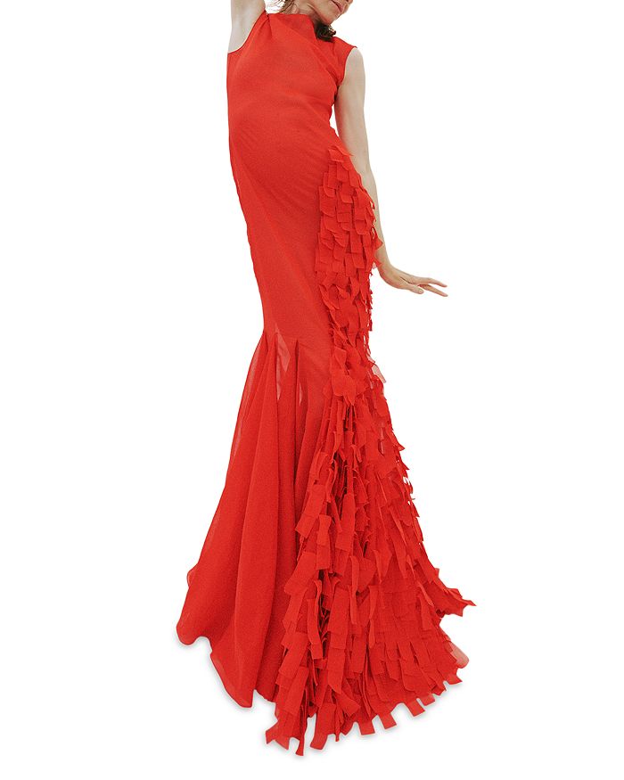 Органза платье с клиньями Godet A.W.A.K.E. MODE, красный 
Органза платье с клиньями Godet A.W.A.K.E. MODE, красный