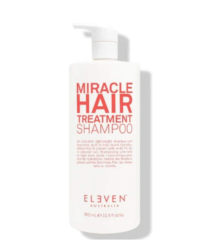 Шампунь для лечения волос Eleven Miracle, восстанавливающий и увлажняющий шампунь с гиалуроновой кислотой, 960 мл
Шампунь для лечения волос Eleven Miracle, восстанавливающий и увлажняющий шампунь с гиалуроновой кислотой, 960 мл