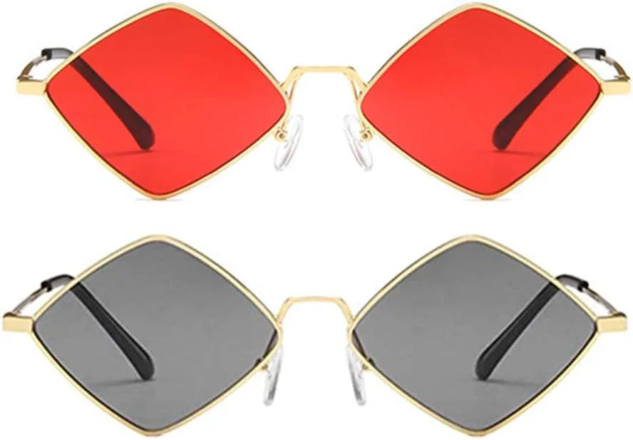 Солнцезащитные очки ENTHYI в форме бриллианта для мужчин и женщин, металлическая четырехугольная оправа, солнцезащитная пленка, защита от УФ-излучения, Red+black
Солнцезащитные очки ENTHYI в форме бриллианта для мужчин и женщин, металлическая четырехугольная оправа, солнцезащитная пленка, защита от УФ-излучения, Red+black