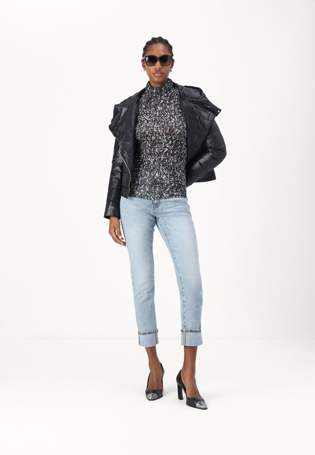 Топ с длинными рукавами Patrizia Pepe, черный
Топ с длинными рукавами Patrizia Pepe, черный