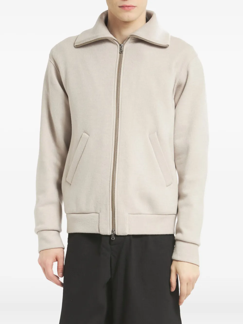 Толстовка с высоким воротом и застежкой-молнией Barena, нейтральный
Толстовка с высоким воротом и застежкой-молнией Barena, нейтральный