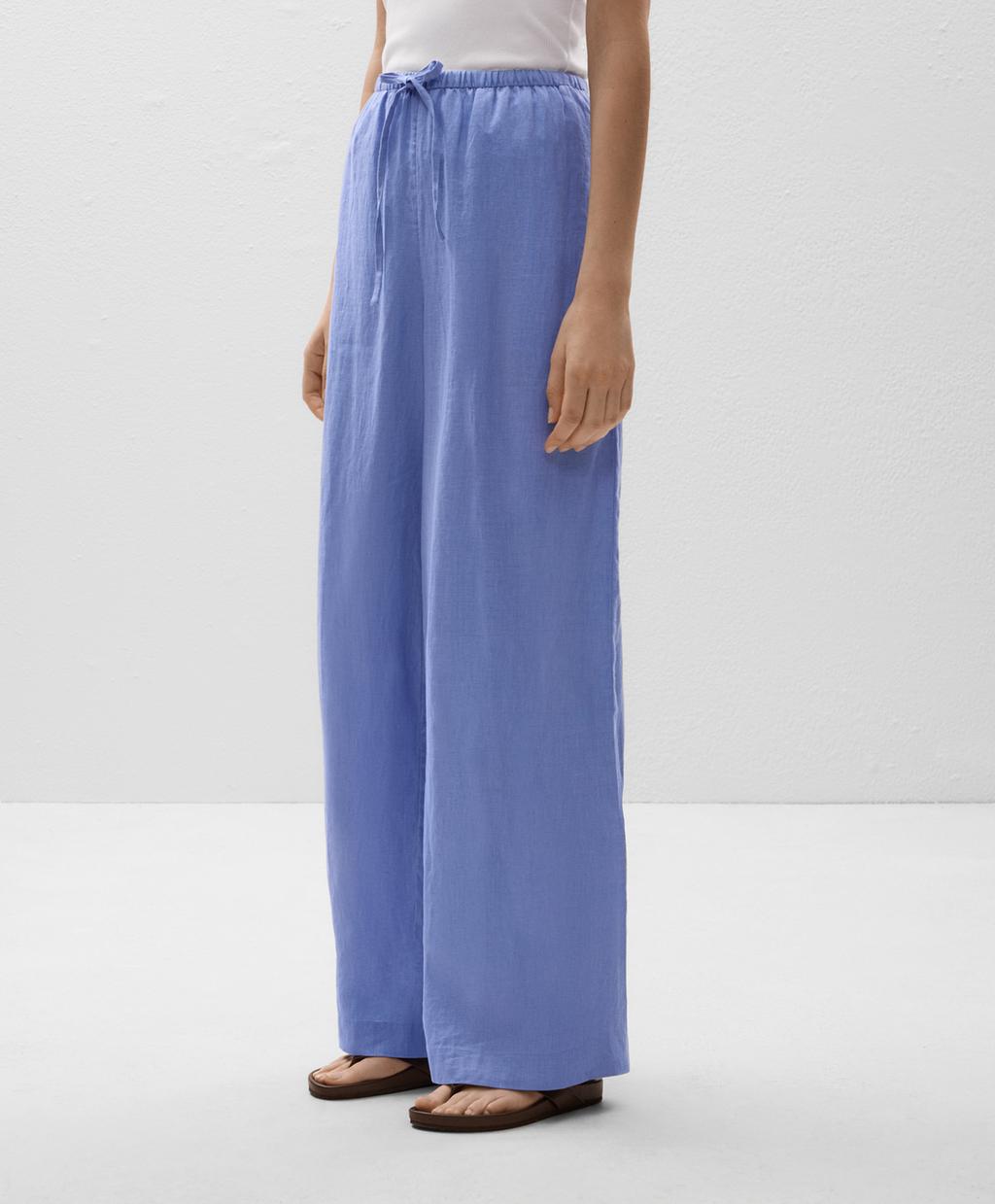 Брюки прямого кроя из 100% льна Oysho, цвет Mid-Blue
Брюки прямого кроя из 100% льна Oysho, цвет Mid-Blue