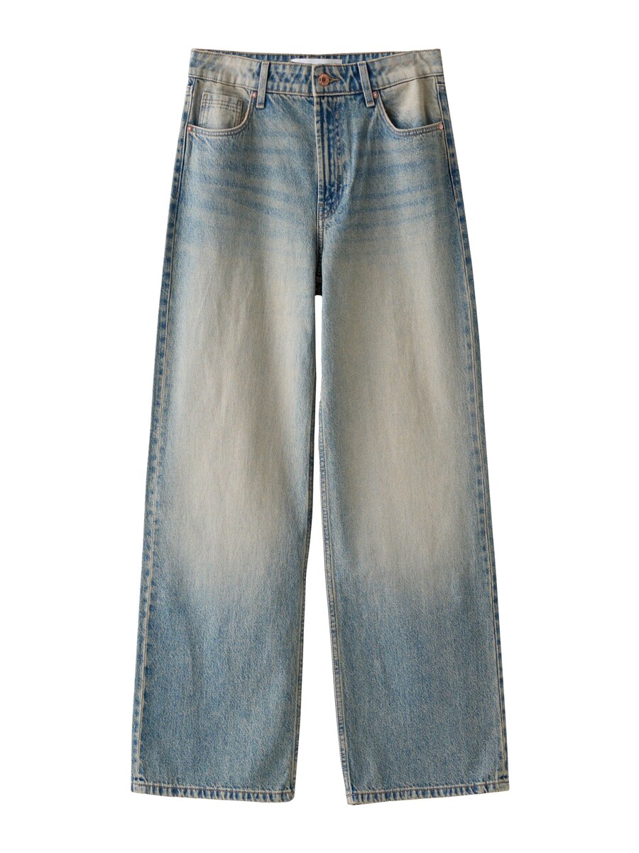 Джинсы свободного кроя Bershka, синий деним
Джинсы свободного кроя Bershka, синий деним