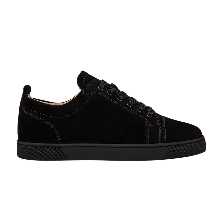 Кроссовки Christian Louboutin Louis Junior Flat Black Suede, черный 
Кроссовки Christian Louboutin Louis Junior Flat Black Suede, черный