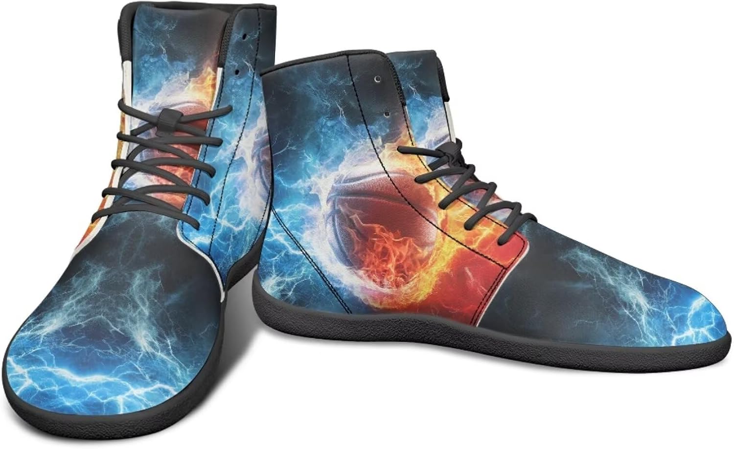 Кроссовки-босоножки с высоким верхом для мужчин, минималистичная обувь для бега с резиновой подошвой для заземления Watdotory, Flame Lightning Basketball Print
Кроссовки-босоножки с высоким верхом для мужчин, минималистичная обувь для бега с резиновой подошвой для заземления Watdotory, Flame Lightning Basketball Print