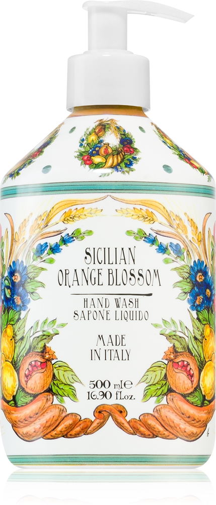 Мыло для рук с ароматом сицилийского апельсина Rudy - Le Maioliche, 500 мл
Мыло для рук с ароматом сицилийского апельсина Rudy - Le Maioliche, 500 мл