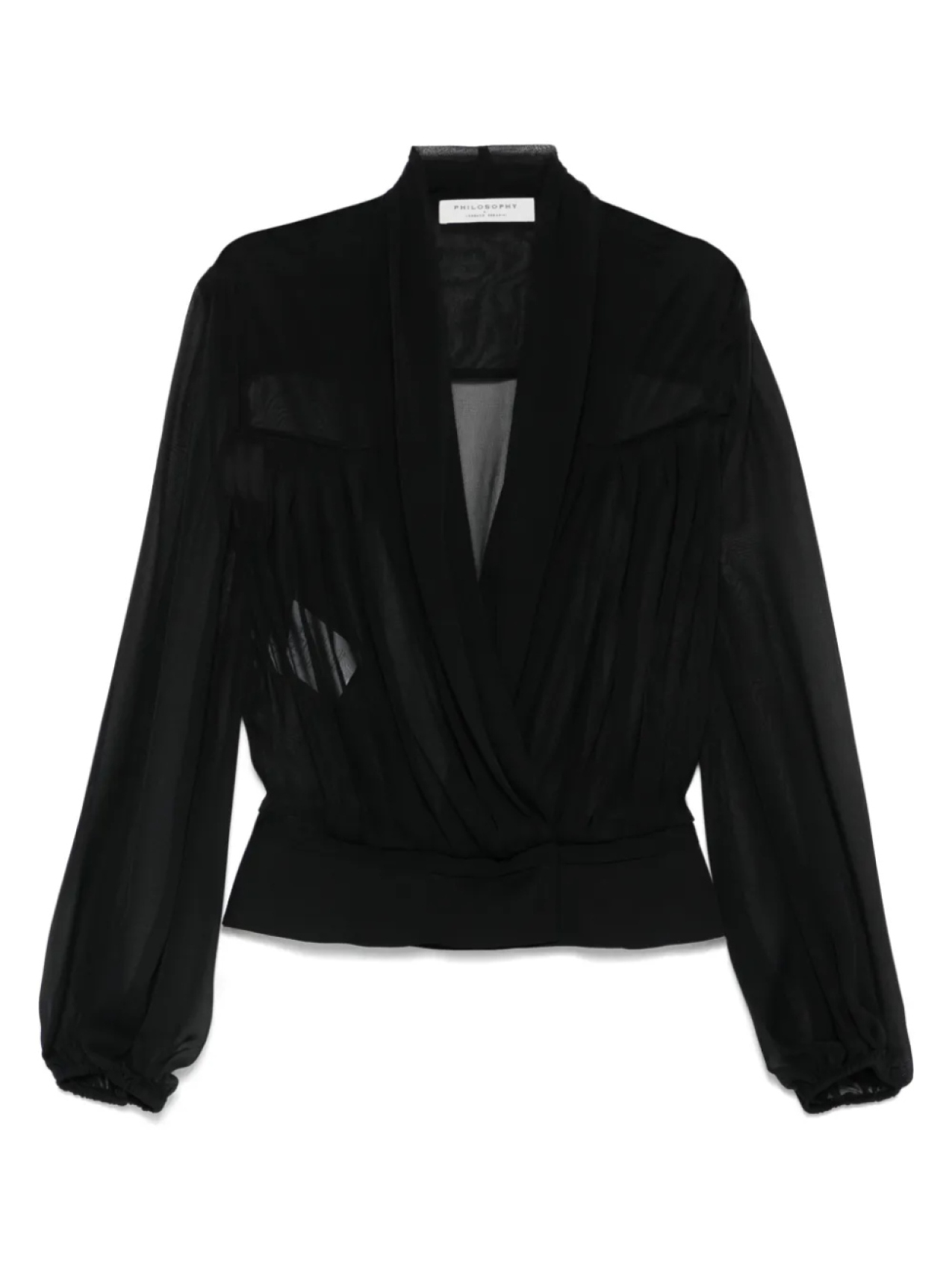 Плиссированная блузка Philosophy Di Lorenzo Serafini, черный
Плиссированная блузка Philosophy Di Lorenzo Serafini, черный