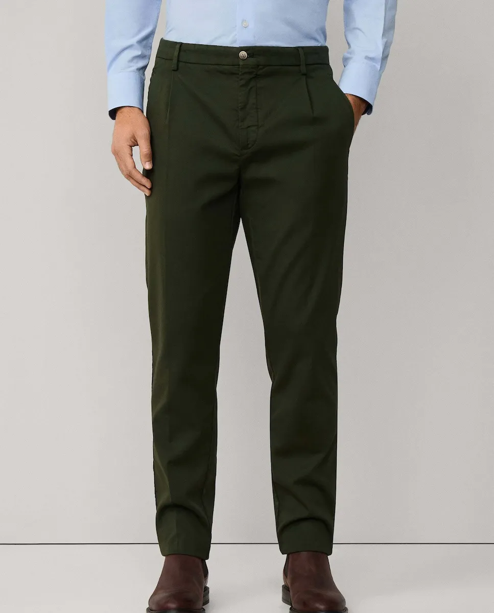 Мужские чинос трикотажного кроя сужающиеся Sloane Hackett, военный зеленый
Мужские чинос трикотажного кроя сужающиеся Sloane Hackett, военный зеленый