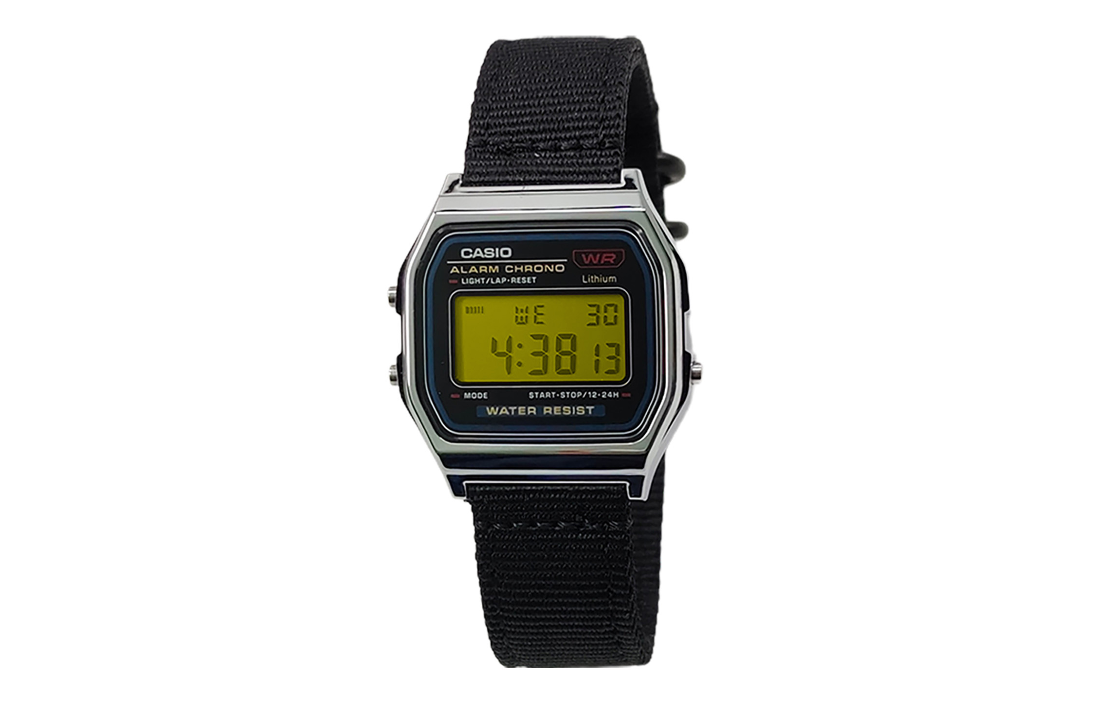 CASIO Мужские часы Retrofit Series с кварцевым механизмом и нейлоновым ремешком, черный циферблат
CASIO Мужские часы Retrofit Series с кварцевым механизмом и нейлоновым ремешком, черный циферблат