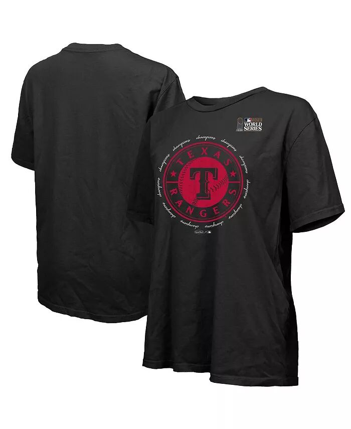 Женская черная футболка оверсайз от Threads Texas Rangers 2023 World Series Champions Majestic
Женская черная футболка оверсайз от Threads Texas Rangers 2023 World Series Champions Majestic