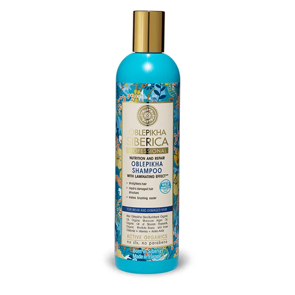 Шампунь для слабых и поврежденных волос Nutrition And Repair Shampoo Oblepikha, 400 ml
Шампунь для слабых и поврежденных волос Nutrition And Repair Shampoo Oblepikha, 400 ml