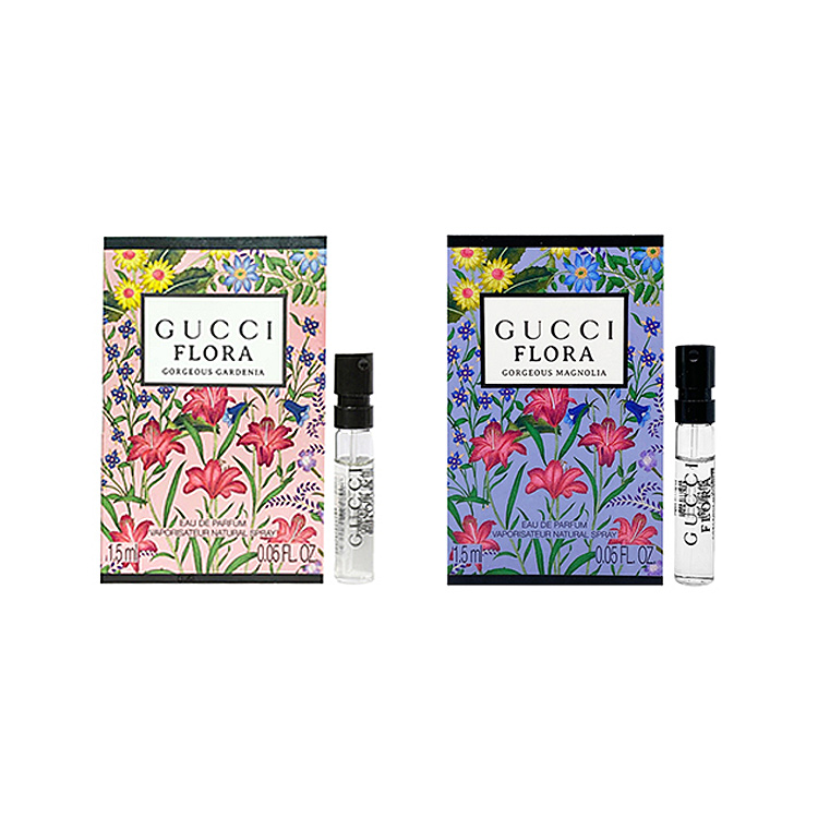 Набор пробников духов dreamy collection, два флакона, парфюмерная вода eau de parfum, туалетная вода eau de toilette, композиция potpourri accord, 1,5 мл + 1,5 мл GUCCI
Набор пробников духов dreamy collection, два флакона, парфюмерная вода eau de parfum, туалетная вода eau de toilette, композиция potpourri accord, 1,5 мл + 1,5 мл GUCCI