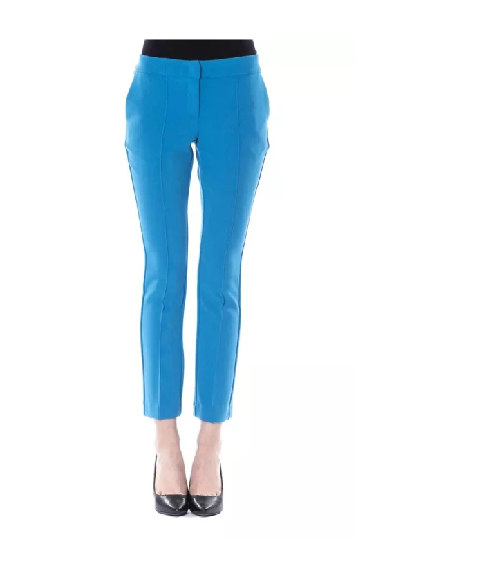 Легкие узкие брюки на молнии Byblos, синий
Легкие узкие брюки на молнии Byblos, синий