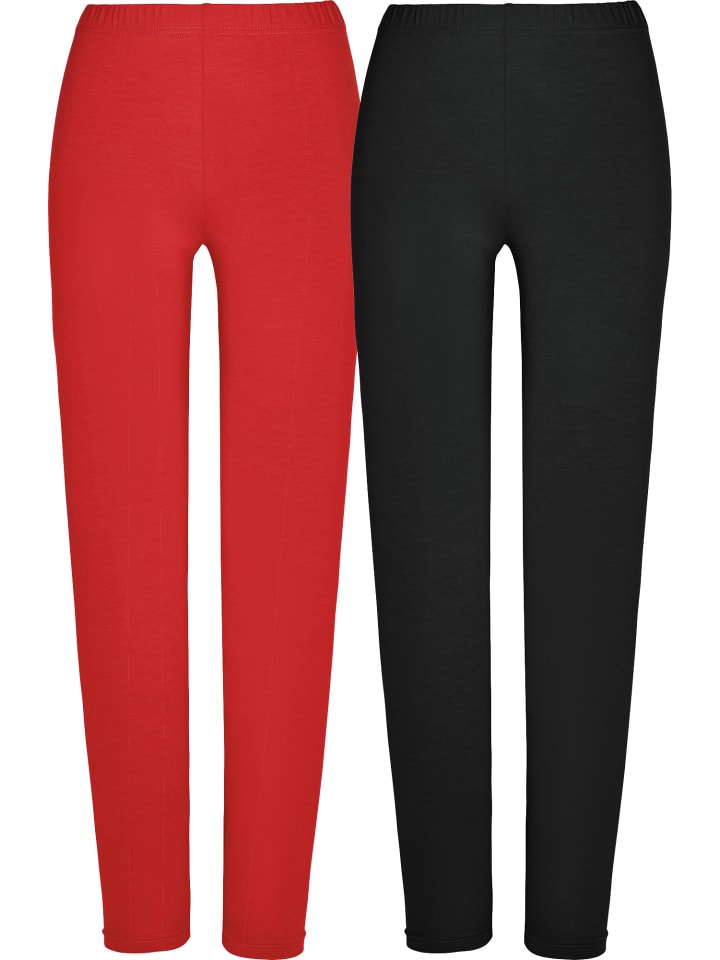 Леггинсы из одинарного джерси, длинные, упаковка из 2 пар, красного/черного цвета REDBEST
Леггинсы из одинарного джерси, длинные, упаковка из 2 пар, красного/черного цвета REDBEST