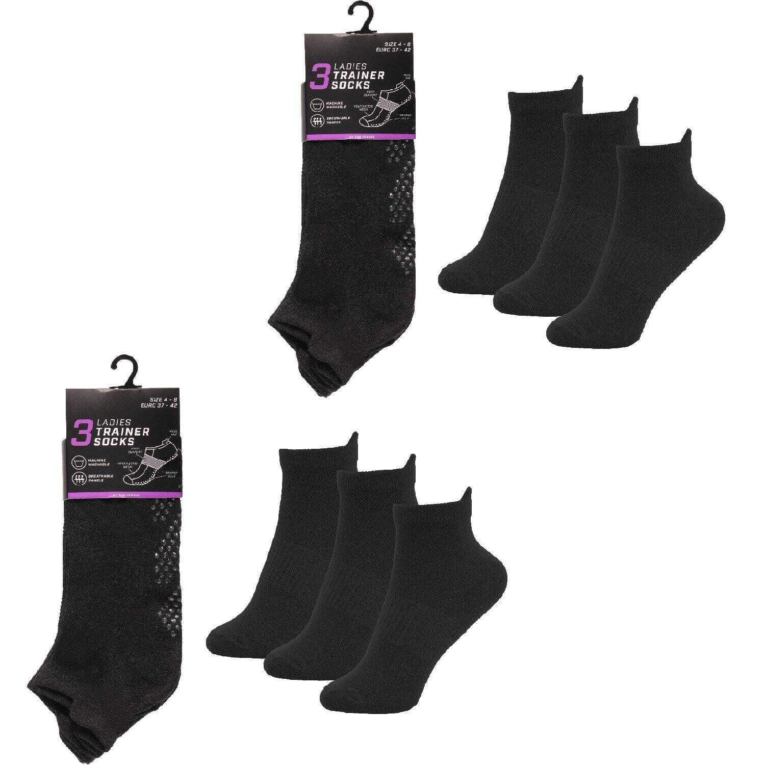 6 пар носков для йоги и пилатеса с нескользящим покрытием KAV, черный
6 пар носков для йоги и пилатеса с нескользящим покрытием KAV, черный