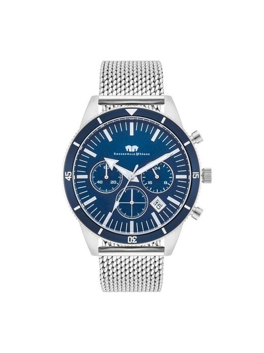 Классический хронограф Rhodenwald & Söhne, серебряный
Классический хронограф Rhodenwald & Söhne, серебряный