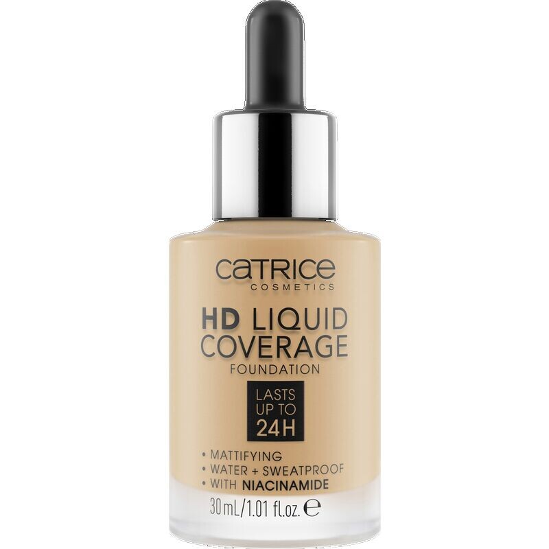 Тональный крем HD Liquid Coverage Foundation 034 Catrice, 30 ml
Тональный крем HD Liquid Coverage Foundation 034 Catrice, 30 ml