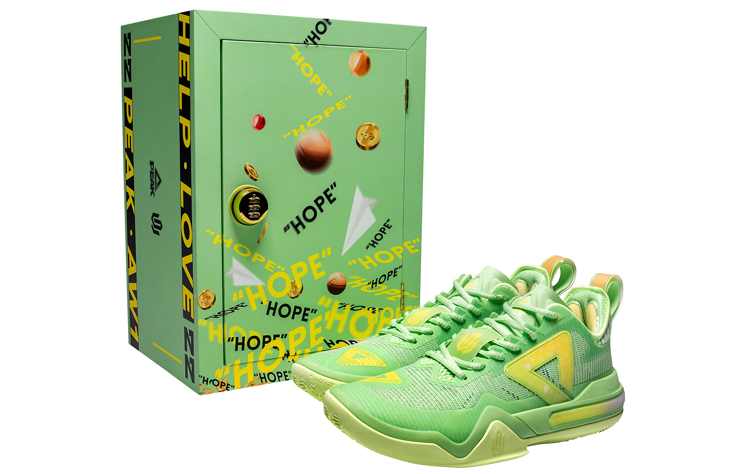 Баскетбольные кроссовки Wiggins AW1 мужские низкие зеленые Peak
Баскетбольные кроссовки Wiggins AW1 мужские низкие зеленые Peak