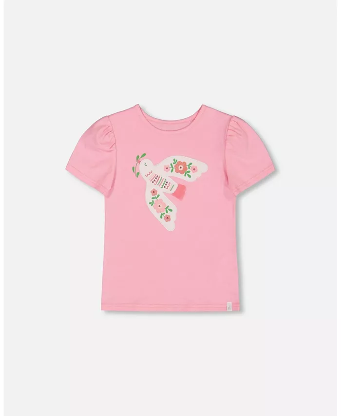 Футболка для девочки из органического хлопка с пышными рукавами Candy Pink - Toddler|Child Deux par Deux, розовый
Футболка для девочки из органического хлопка с пышными рукавами Candy Pink - Toddler|Child Deux par Deux, розовый