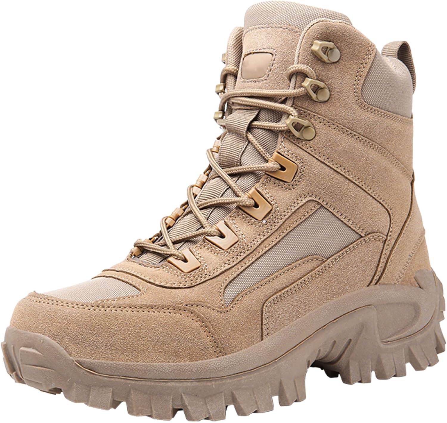 Тактические ботинки Zivopah для мужчин Легкие боевые военные ботинки Кожаные мотоботинки для скалолазания и работы, бежевый
Тактические ботинки Zivopah для мужчин Легкие боевые военные ботинки Кожаные мотоботинки для скалолазания и работы, бежевый